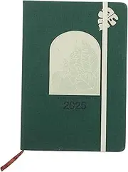 Angoily Daily Planner Notebook Multi Function Wear Resistant Writing Book for Office Academic Use Elegant Design for Journaling Scheduling Note Taking