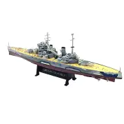 Alloy+ABS 1:1000 WWII 1941 HMS Prince of Wales Battleship Model For Decoration