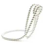 Novelty Pearl Necklace Wine Rack, Artificial Pearl Necklace Floating Wine Rack, Metal Hanging Suspe