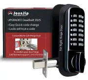 JOUNJIP Deadbolt Keyless Entry Door Lock � Code NOT Required to Lock � 100% M...