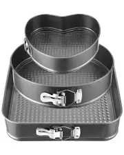 Fresh Fab Finds 3pc Non-Stick Springform Cake Pan Set