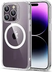 ESR for iPhone 14 Pro Case Magsafe with HaloLock, Shockproof Military-Grade Drop Protection, Scratch-Resistant Back, Cover for iPhone 14 Pro (6.1"), Classic Hybrid Magnetic Case, Clear