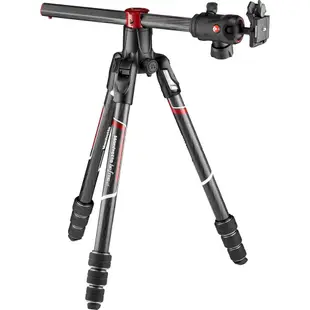 MANFROTTO 曼富圖 Befree GT XPRO Carbon 反折式碳纖維三腳架套組 (公司貨) MK BFRC4GTXP-BH 橫置中軸 載重10公斤