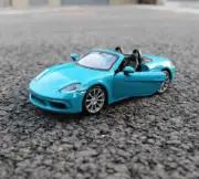 Bburago 1:24 Porsche 718 Boxster Blue Diecast Model Racing Car NEW IN BOX