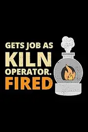 Kiln Operator: Pottery Artist Ceramics Blank Lined Journal Notebook Diary