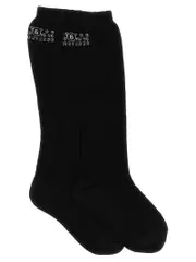 [Mm6 Maison Margiela] Mm6 Maison Margiela-Bootleg Calzini Nero-Donna M