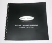 Matrix Fitness T3x-05-G2 - MTM68BMXT3X MTM001 Treadmill Owner Manual 006764-A
