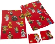 Lego Minifigure Christmas Wrapping Paper & Tags - Gift Wrap - Free Shipping