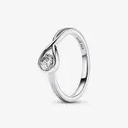 *BRAND NEW* Pandora Infinite Sterling Silver Lab-grown Diamond Ring 199445C01
