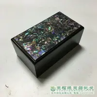 在飛比找樂天市場購物網優惠-古玩老木雕擺件手工鑲嵌貝殼黑檀木天地盒黑仿古首飾盒老木器包郵