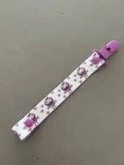 Baby Dummy Clips Pacifier Chain Soother Holder Strap Owl Giggle Hoot