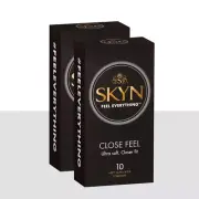 Ansell Skyn Close Feel 10 Condoms Retail Pack TWIN PACK