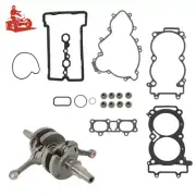 For Polaris Engine Crankshaft Gaskets Bottom End Rebuild Kit RZR XP 1000
