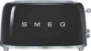 Smeg 50's Style Longslot 4 Slice Toaster Black