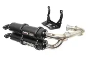Trinity Racing Stage 5 Cerakote Dual Exhaust For 2017-2023 Maverick X3 Turbo