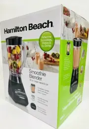 Hamilton Beach 50167 Smoothie Blender 10-Speed 575W 56 oz. Large Jar Black NEW