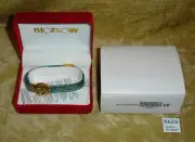 BIOFLOW ELITE GOLD FINISH MAGNOTHERAPY BRACELET SMALL NEW OLD STOCK #001055 RARE
