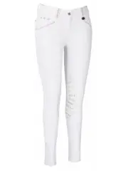 Equine Couture Ladies Stars & Stripes Knee Patch Breech