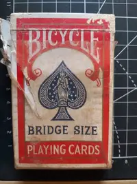 在飛比找Yahoo!奇摩拍賣優惠-早期BICYCLE美國USA BRIDGE SIZE Pla