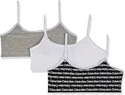 [Calvin Klein] Girls Cotton Bralette 3PK CK Classic Black