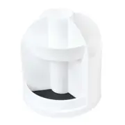 2 PCS Multi-function Rotating Plastic Gift Pen Holder Office Storage Box(White)