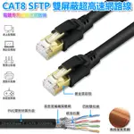 網路線CAT8 電競專用超高速網路線  RJ45鍍金接點雙屏蔽純銅 萬兆40G光纖傳輸速度 通過福祿克測試10M~15M