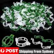 200PCS Plant Tomato Clips Trellis Garden Vegetable Binder Twine Plant Support AU