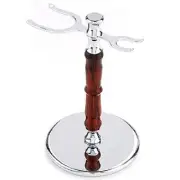 Gold Finish Deluxe Razor & Brush Stand Woodturning Kit