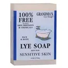 Grandma's Pure & Natural Lye Soap Soothing Dry Skin No Fragrance 6oz Pack of 2