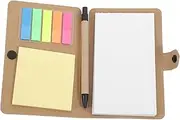 Mead Notebook and Pen Small College Supplies with Built Pen Holder Durable Journaling for Back to School Business Professionals