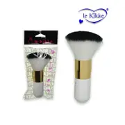 Le kikke white/gold line blusher brush