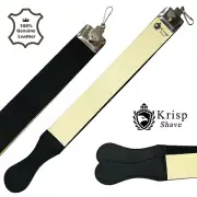 BRAND NEW 100% GENUINE LEATHER STROP STRAP BELT FOR STRAIGHT RAZOR SHARPENING
