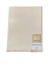 SET OF 4 White Stretched Canvas by Hand Made Modern For Crafts 6”x8” New