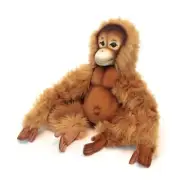 Orangutan Monkey Ape Hansa Realistic Soft Animal Plush Toy 25cm **FREE DELIVERY*