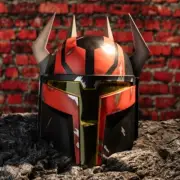 Xcoser 1:1 The Mandalorian Gar Saxon Helmet Cosplay Props Resin Adult Halloween