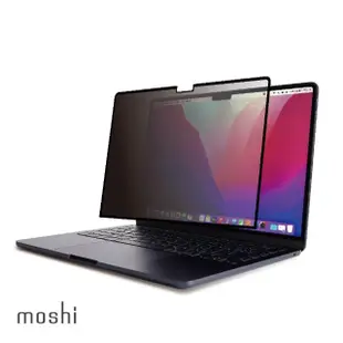 【moshi】MacBook Air M2 13.6 Umbra 防窺螢幕保護貼(防刮防指紋)