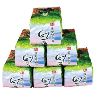 【龍源茶品】阿里山沁脾茶香烏龍茶葉150gx6包組(共1.5斤;生青茶;無焙火;無發酵)