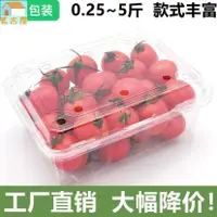 在飛比找樂天市場購物網優惠-一次性果盒透明塑膠果包裝盒有蓋保鮮盒草莓盒櫻桃盒車釐子盒