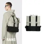 【RAINS官方直營】BUCKLE MSN BAG 防水雙扣環MSN後背包(CEMENT 水泥灰)