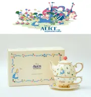 [Alice in Wonderland] Disney Alice in Wonderland Porcelain Stackable Teapot Set