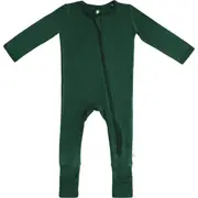 Dreamland Baby Baby Pajamas with DreamCuffs® in Forest Green at Nordstrom, Size 18-24M