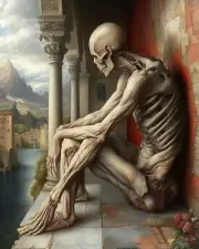 Skulls & Bones Dark Gothic Macabre – 8x10 Art Print 310424630