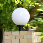 Acrylic Portable Globe Lamp Post Light Lamp Cover Yard Home Decorate
