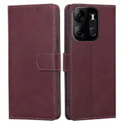 For Transsion Tecno Spark Go 2023 4G Phone Case Cowhide Texture RFID Blocking Wallet Phone Cover