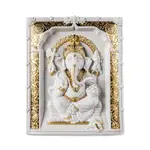 Lladro Lord Ganesha Wall Art Relief Sculpture