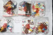 Smurfs: Quick Super Smurfs Complete Set of 6 MISP (Schleich, Fast Food, Promo)