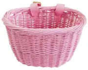 Sunlite Mini Willow Bushel Basket- Woven- Pink 6 X 9.8 X 9.7"