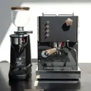 Quick Mill Pippa & Bellezza Piccola Package In Dark Wood & Black
