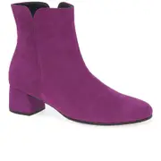 Gabor Abbey Womens Ankle Boots Orchid Suede Uk 6