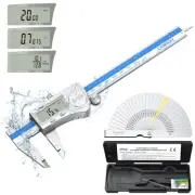 Digital Caliper Waterproof + 32PCS Feeler Gauge, Digital Caliper 150 mm,6 Inc...